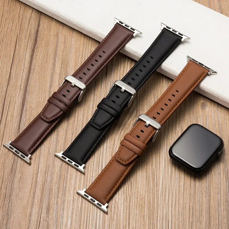 Leather Watch Band for apple watch strap