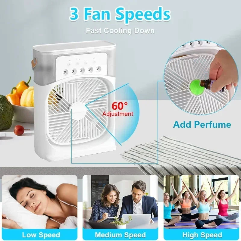 3 In 1 Fan AIr Conditioner Household Small Air Cooler