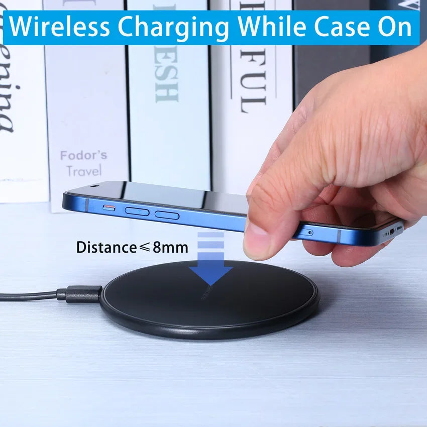 100W Wireless Charger Pad Chargers Induction Fast Charging Dock Station