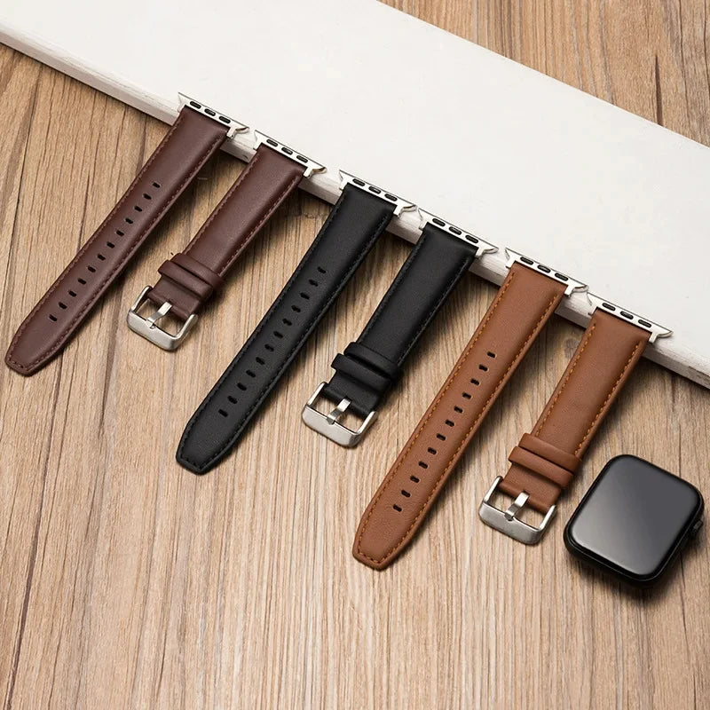 Leather Watch Band for apple watch strap