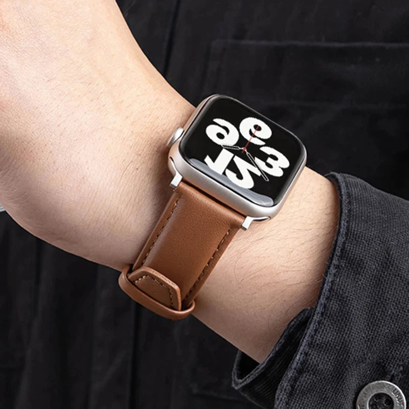 Leather Watch Band for apple watch strap