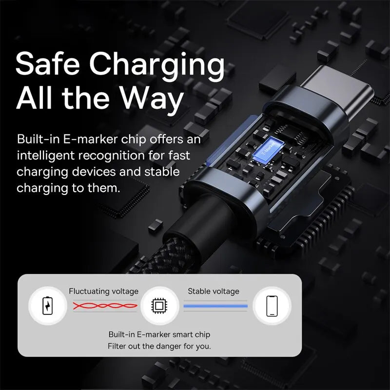 Baseus 100W USB C To Type C Cable For iPhone 16