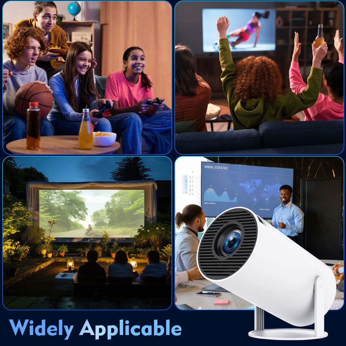 Magcubic Projector HY300 Pro 4K Android 11 Dual Wifi6