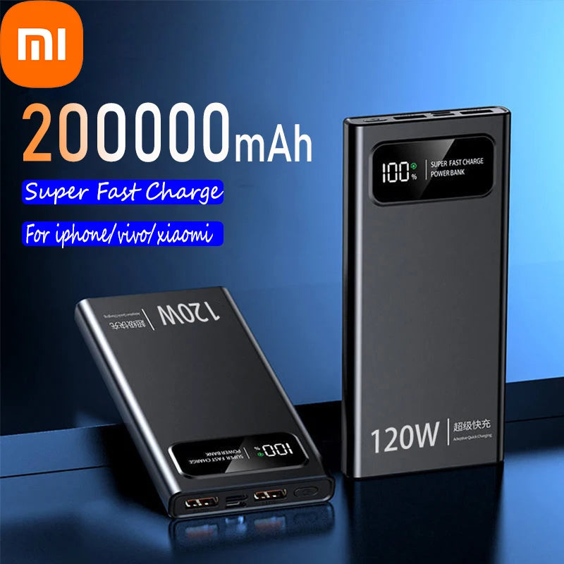 Xiaomi 200000mAh 120W Power Bank Super Fast Charging